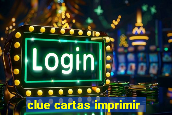 clue cartas imprimir